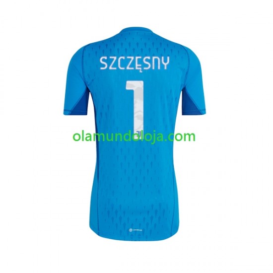 Camisola Juventus Wojciech Szczesny 1 Guarda-redes Homem Equipamento Primeiro 2023-2024 Manga Curta